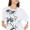 T-shirt in cotone con stampa Donna Liu Jo