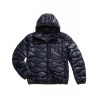 Piumino ad onde Uomo Blauer Wave