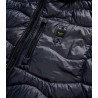 Piumino ad onde Uomo Blauer Wave
