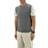 Gilet Uomo misto cashmere Blu Cashmere