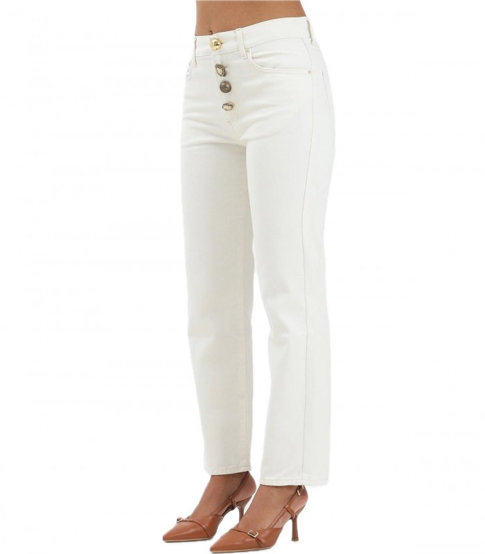 Jeans con bottoni a gioiello Donna Vicolo Zoe