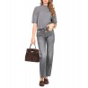 Jeans con bottoni gioiello Donna Vicolo Zoe