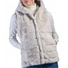 Gilet in ecopelliccia Donna Virginia Blu