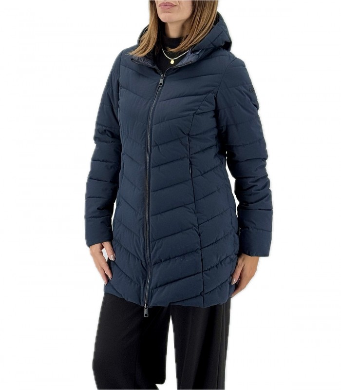Piumino Donna Virginia Blu Fioritura