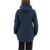 Piumino Donna Virginia Blu Fioritura