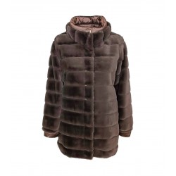Giaccone in eco pelliccia Donna Virgini