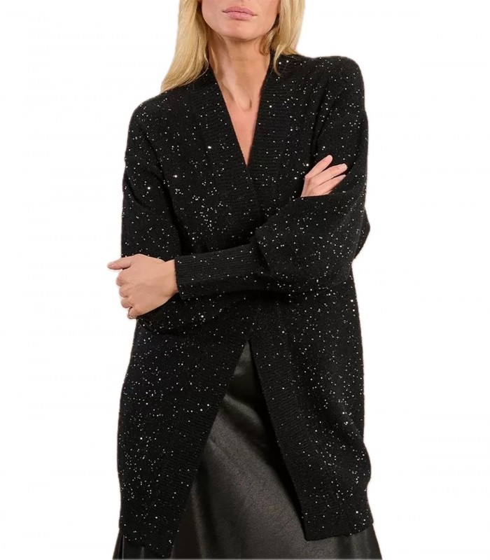 Cardigan lungo con strass Donna Molly Bracken