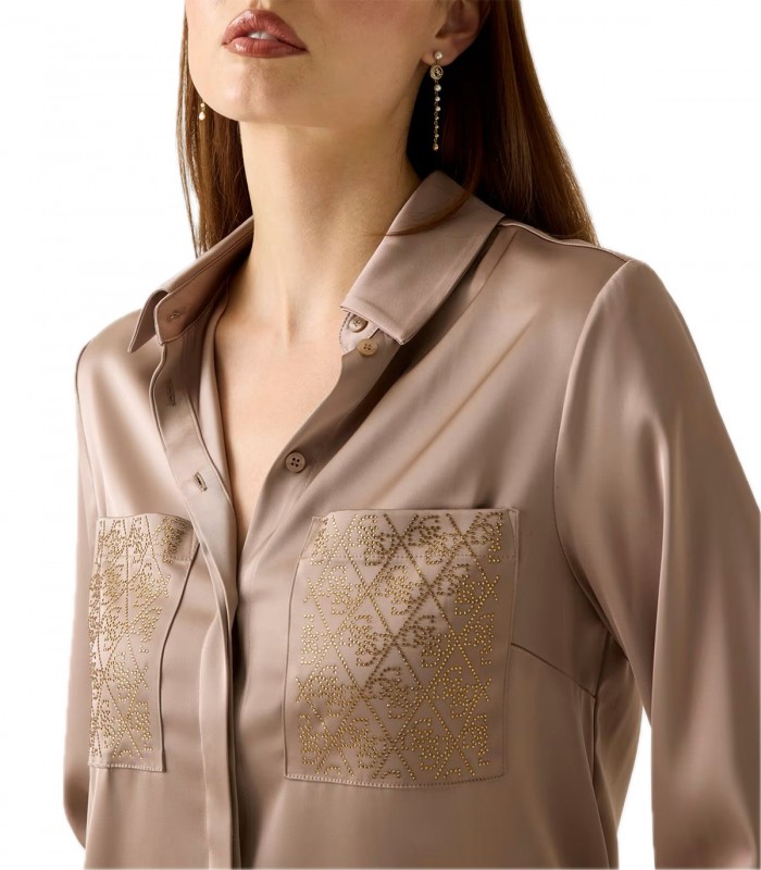 Camicia in satin Donna Guess