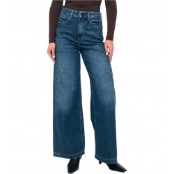 Jeans wide leg Donna Guess Bellagio