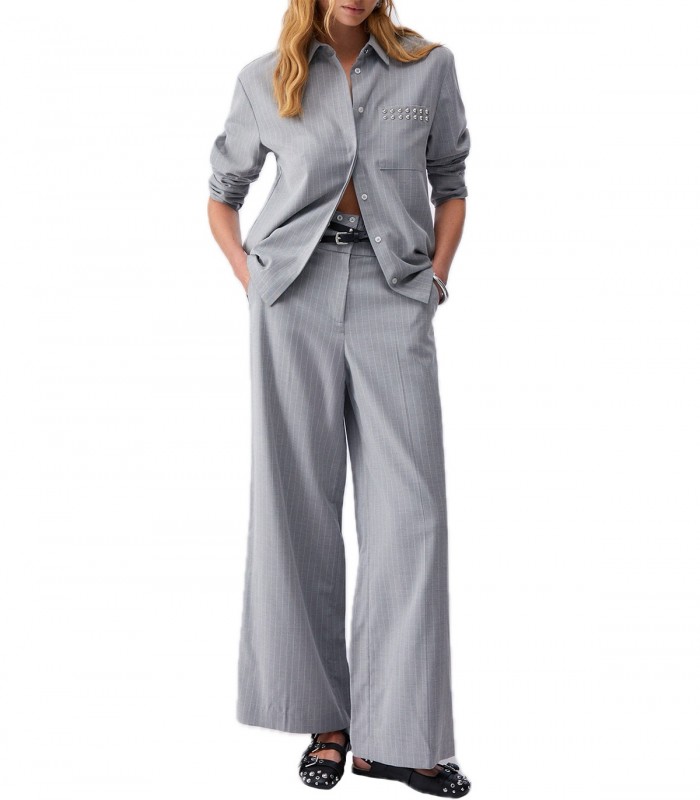 Pantaloni palazzo gessati Donna Liu Jo