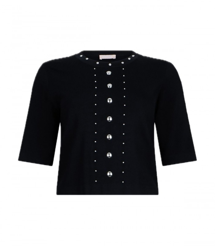 Top in maglia con borchie Donna Liu Jo