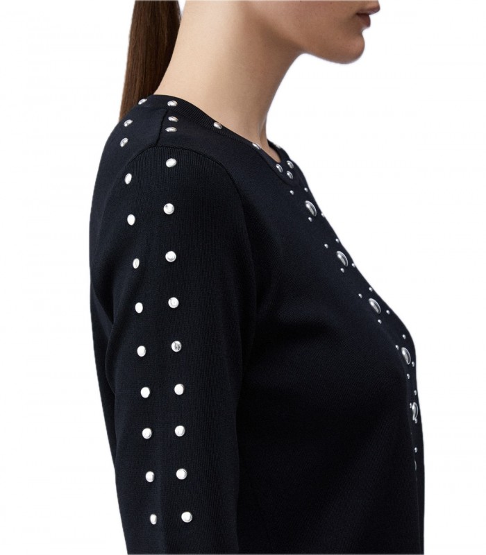 Top in maglia con borchie Donna Liu Jo