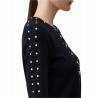 Top in maglia con borchie Donna Liu Jo