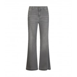 Jeans flare vita alta con bottoni Donna Liu Jo