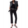 T-shirt in maglia con strass Donna Liu Jo