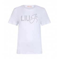 T-shirt con applicazioni Donna Liu Jo