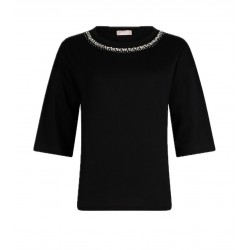 T-shirt con applicazioni Donna Liu Jo