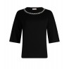 T-shirt con applicazioni Donna Liu Jo