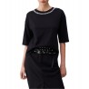 T-shirt con applicazioni Donna Liu Jo