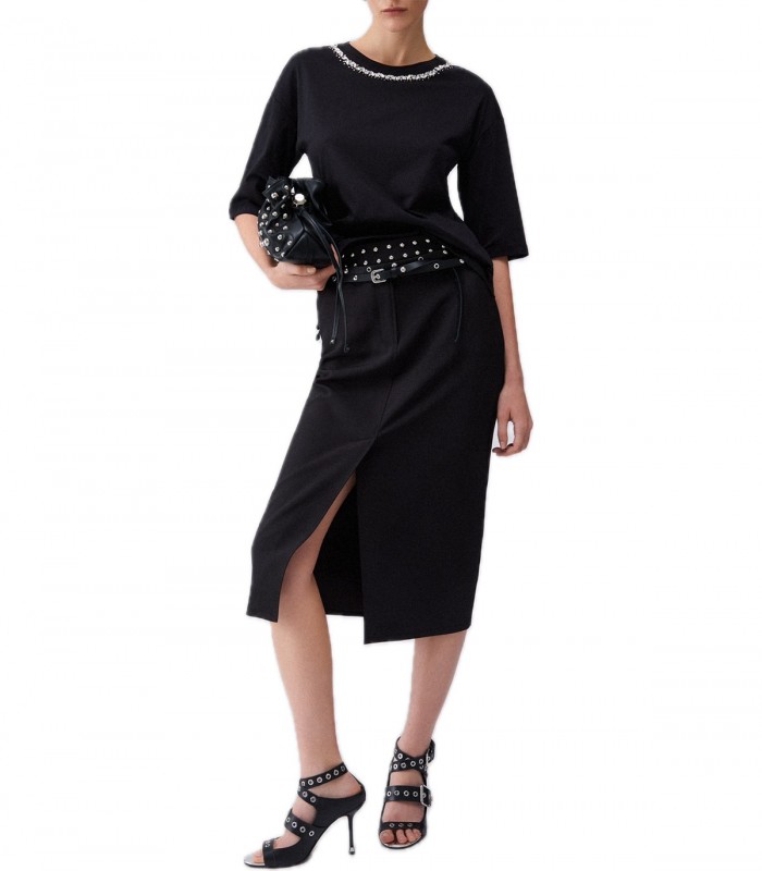 T-shirt con applicazioni Donna Liu Jo
