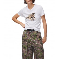 T-shirt Con stampa e applicazioni Donna Liu Jo