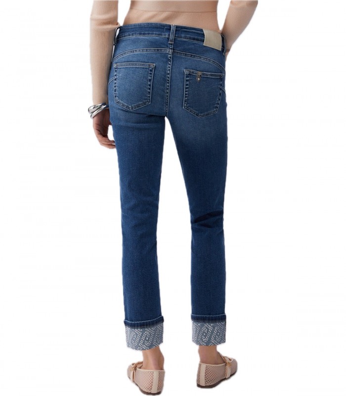 Jeans skinny con strass Donna Liu Jo