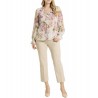 Blusa stampata con volant Donna Luisa Viola
