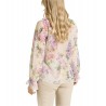 Blusa stampata con volant Donna Luisa Viola
