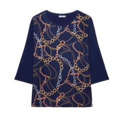 T-shirt stampata Donna Luisa Viola