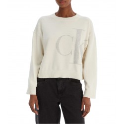 Maglione in cotone Donna Calvin Klein