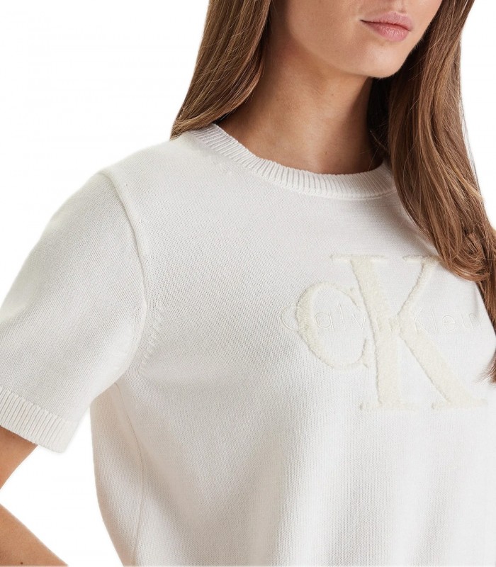 Maglia monologo corta Donna Calvin Klein