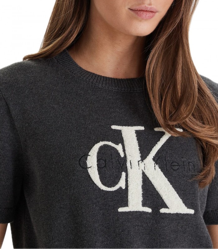 Maglia monologo corta Donna Calvin Klein
