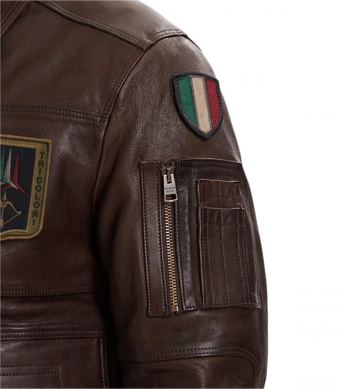 Giubbotto di pelle Pilot Aeronautica Militare