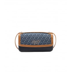 Borsa tracolla piccola in denim  jacquad Donna Liu Jo