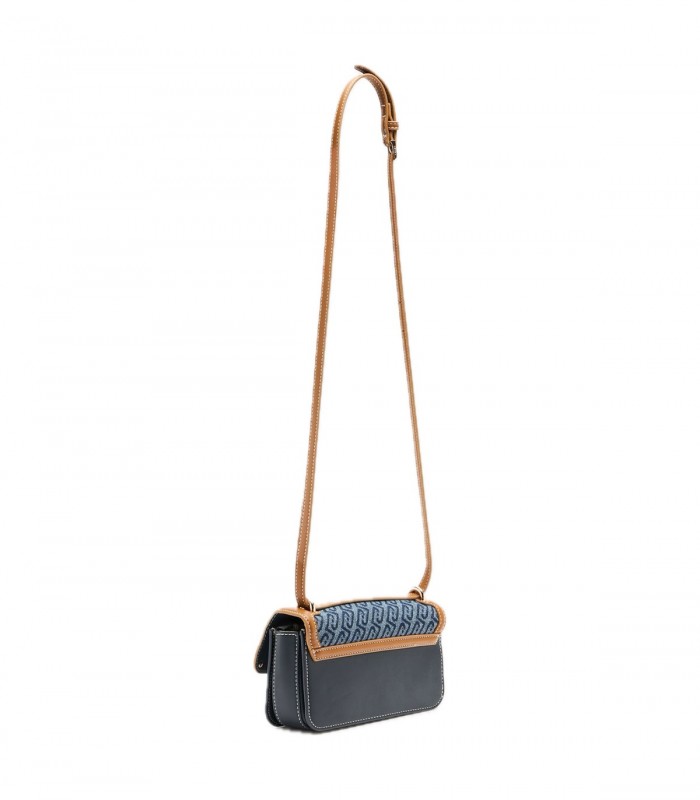 Borsa tracolla piccola in denim  jacquad Donna Liu Jo
