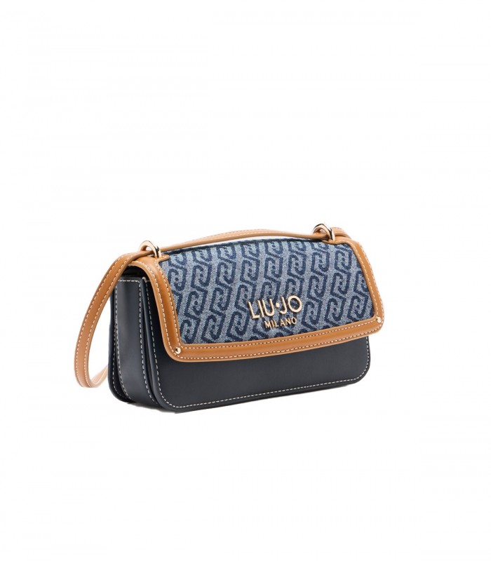 Borsa tracolla piccola in denim  jacquad Donna Liu Jo
