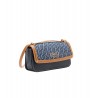 Borsa tracolla piccola in denim  jacquad Donna Liu Jo