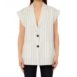 Gilet misto lino Donna Liu Jo