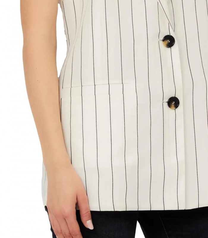 Gilet misto lino Donna Liu Jo