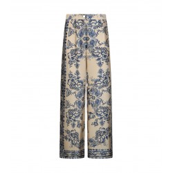 Pantaloni con stampa foulard Liu Jo