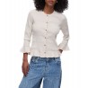Cardigan con volant Donna Liu Jo