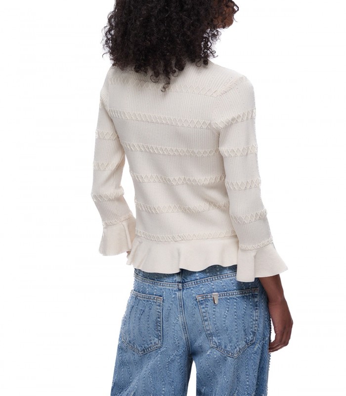 Cardigan con volant Donna Liu Jo