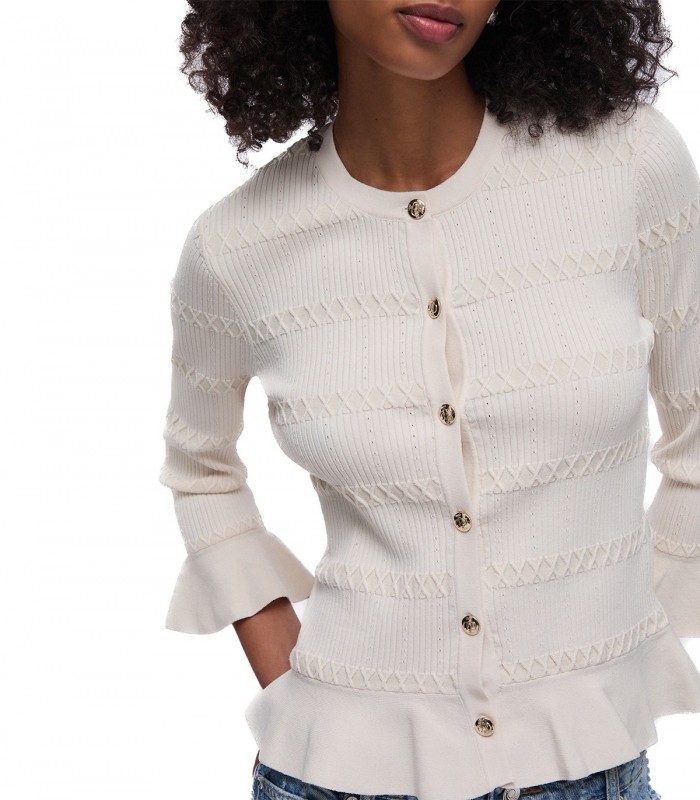 Cardigan con volant Donna Liu Jo