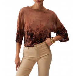 Maglia con stampa Donna Liu Jo