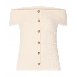 Top bardot in maglia Donna Liu Jo