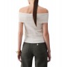 Top bardot in maglia Donna Liu Jo