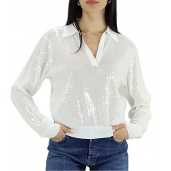 Maglia con paillettes Donna Liu Jo
