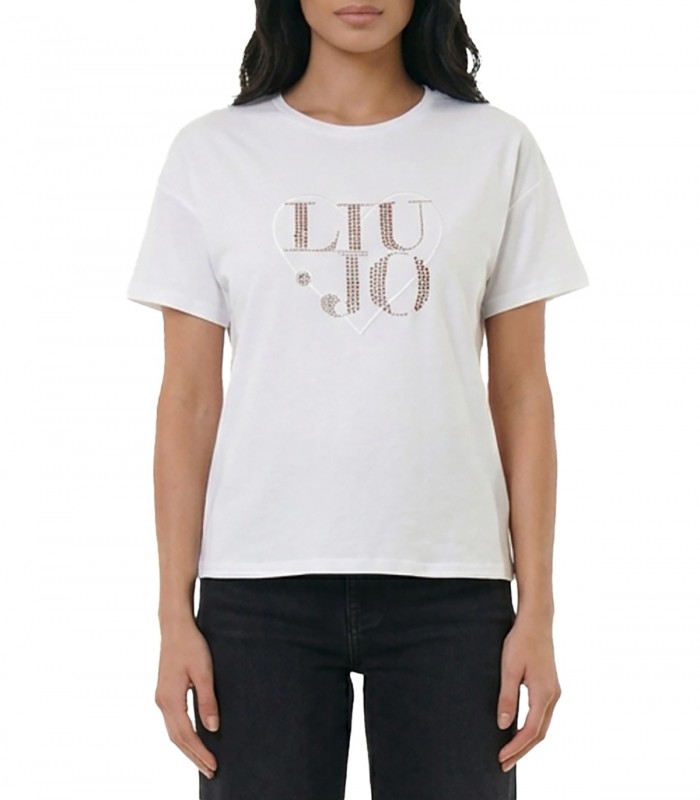 T-shirt con applicazioni Donna Liu Jo