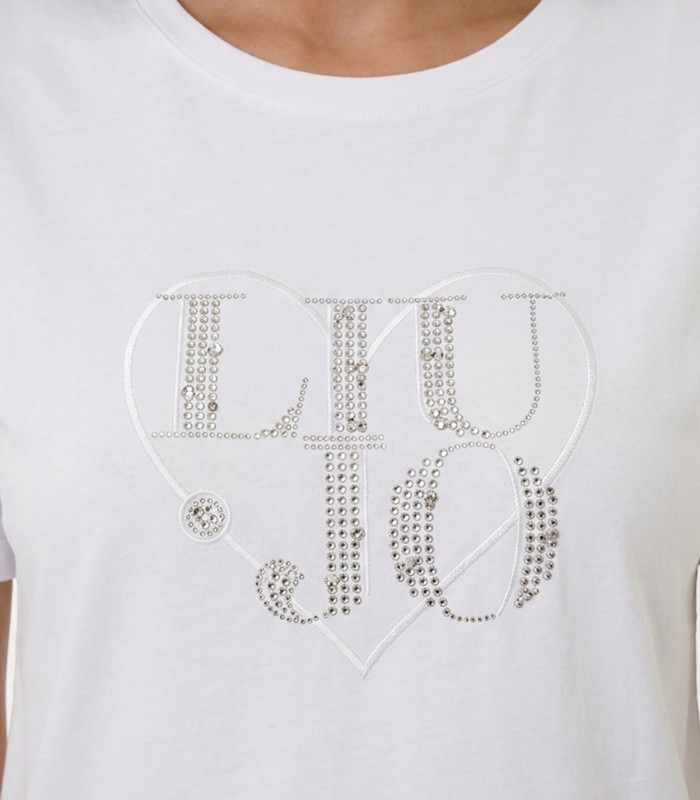 T-shirt con applicazioni Donna Liu Jo