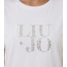 T-shirt con applicazioni Donna Liu Jo